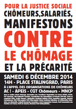 L'affiche unitaire d'appel à la manifestation (...)
